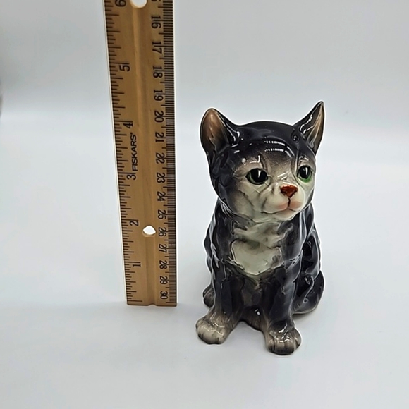 Vintage ceramic cat figurine - Picture 7 of 8